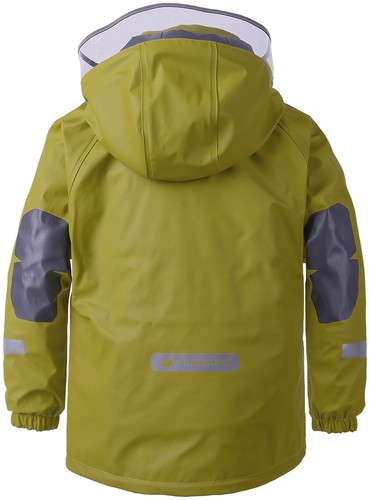 Didriksons Outdoorjacke Funktionsjacke Skip Kid's Jacket grün wasserdicht - Bild 2 von 2