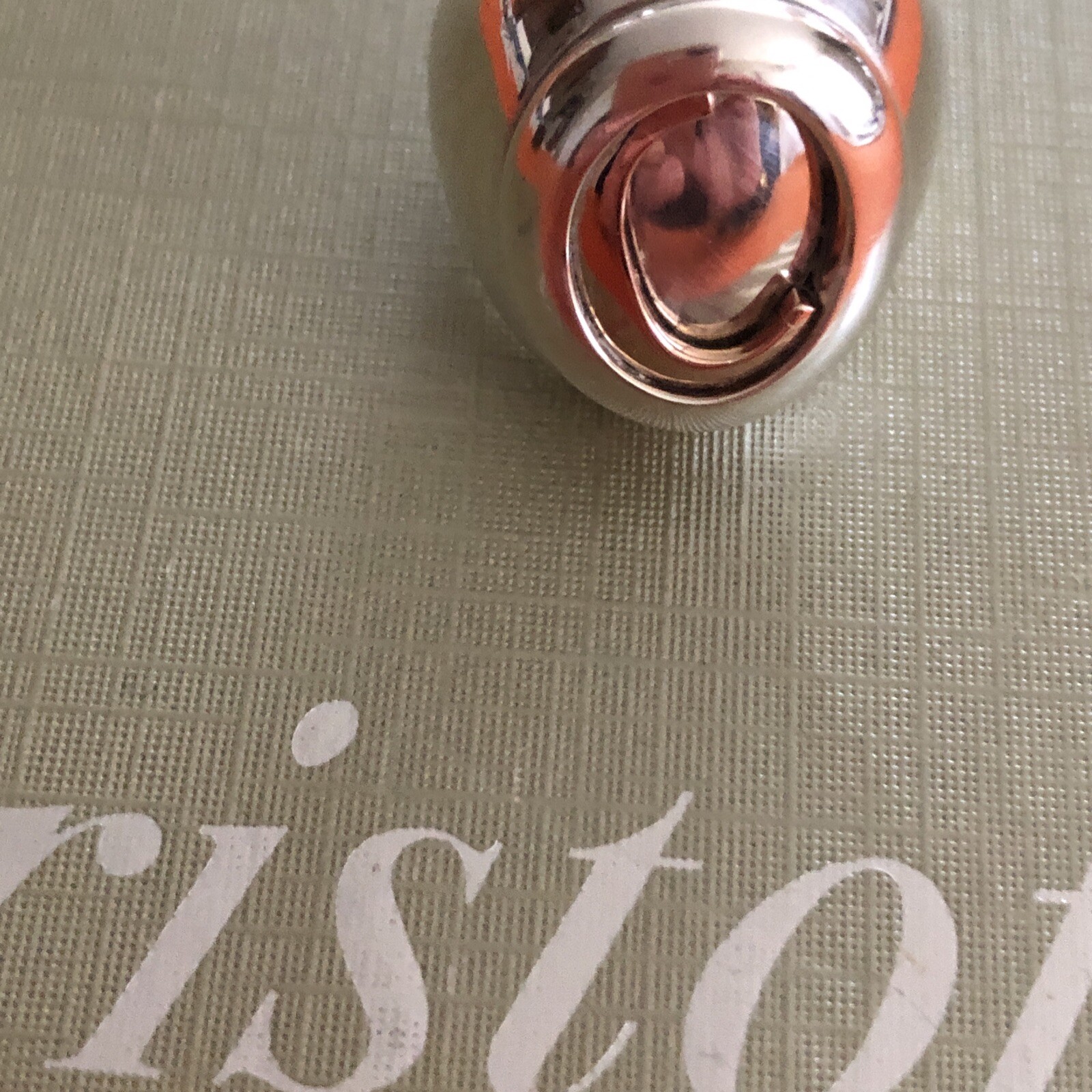 Argent 925 collection C de Christofle taille 53 avec boîte le cadeau de luxe idéal - 4