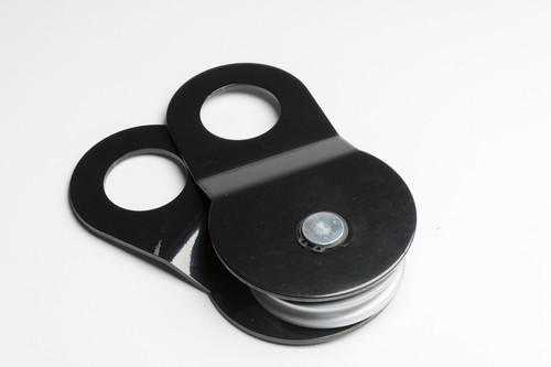 2x Snatch Blocks 8TON recovery Winch Pulley offroad Tow 16000lbs black ATV UTV - Picture 5 of 7