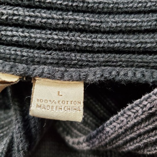 Paradise Collection Men's Pullover Sweater Shawl Neck Ribbed Textured Size L - Picture 7 of 9