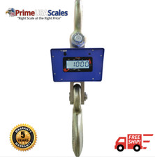 Optima Scales OP-925B 40,000 Heavy Duty Crane Scale Outdoor Bright LCD Remote