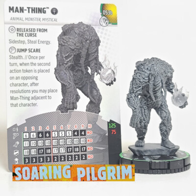 Marvel Heroclix  MAN-THING - 053b  PRIME  Studios Next Phase Set
