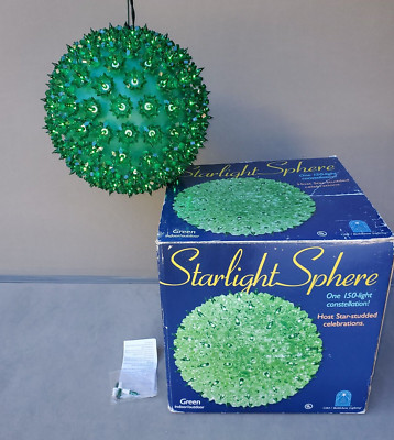 Bethlehem lighting Rare 150Lt x 10'' LED Green Starlight Sphere
