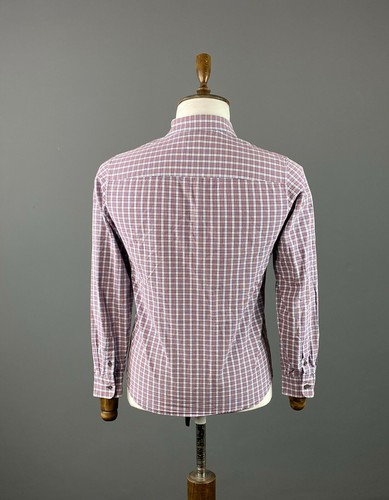 Hommes A.P.C. Chemise multicolore à manches longues vendre à carreaux boutonnés taille S