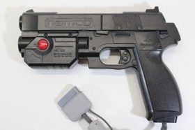 NAMCO NPC-103 GunCon Playstation PS PS1 Light Gun Controller Black Japan TESTED