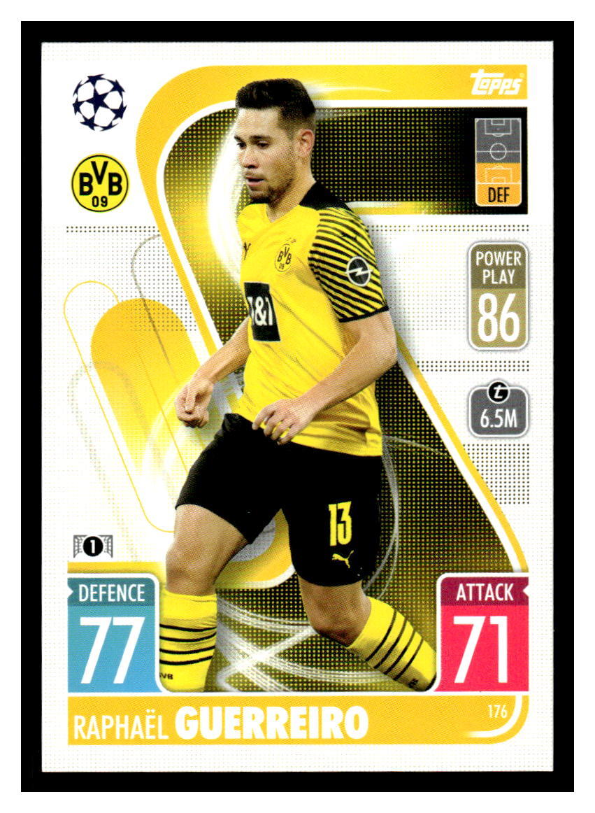 2021 Topps Match Attax UEFA Champions and Europa League #176 Raphael Guerreiro