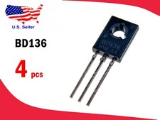 BD136 4 pcs TO-126 NPN Triode Transistor - Free shipping