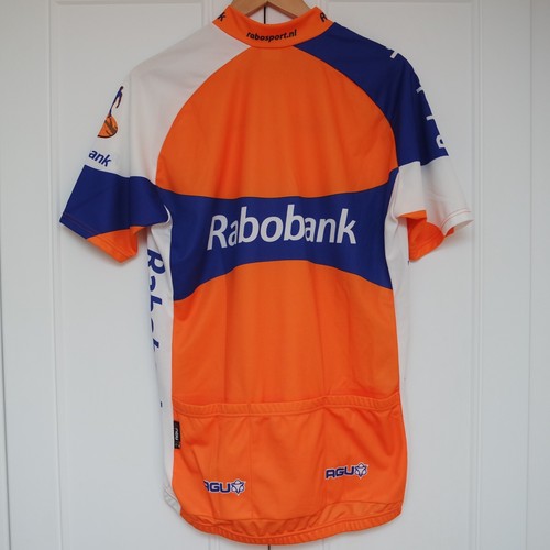 Agu Rabobank Men's Cycling 1/4 Zip Jersey Shirt Giant UCI World Tour Size XL - Picture 6 of 13