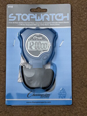 Stopwatch! Brand NEW Champion Sports Stopwatch! Factory Sealed! Brand ...