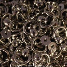 Swivel Stud with Ring Leather Craft Screwback Rivet Collar
