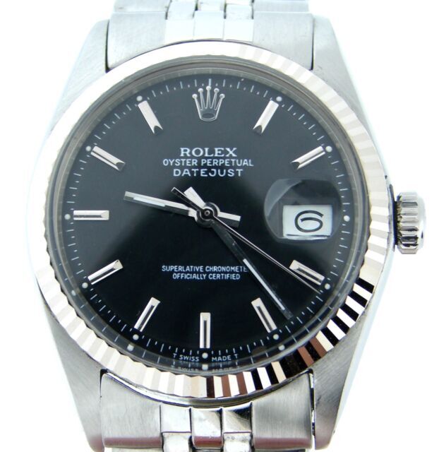 Rolex Datejust Men's Black Watch - 1601 