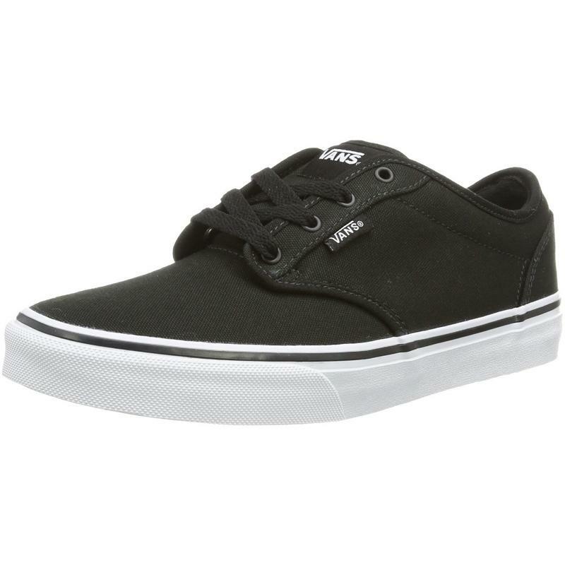 black and white vans junior
