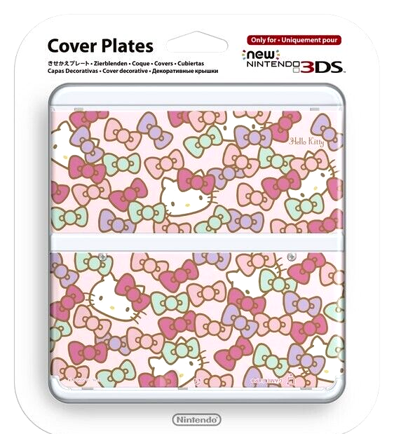 Hello Kitty Cover Plates for Nintendo NEW 3DS Kisekae Cover Hello Kitty Cover Plates for Nintendo NEW 3DS Kisekae Cover