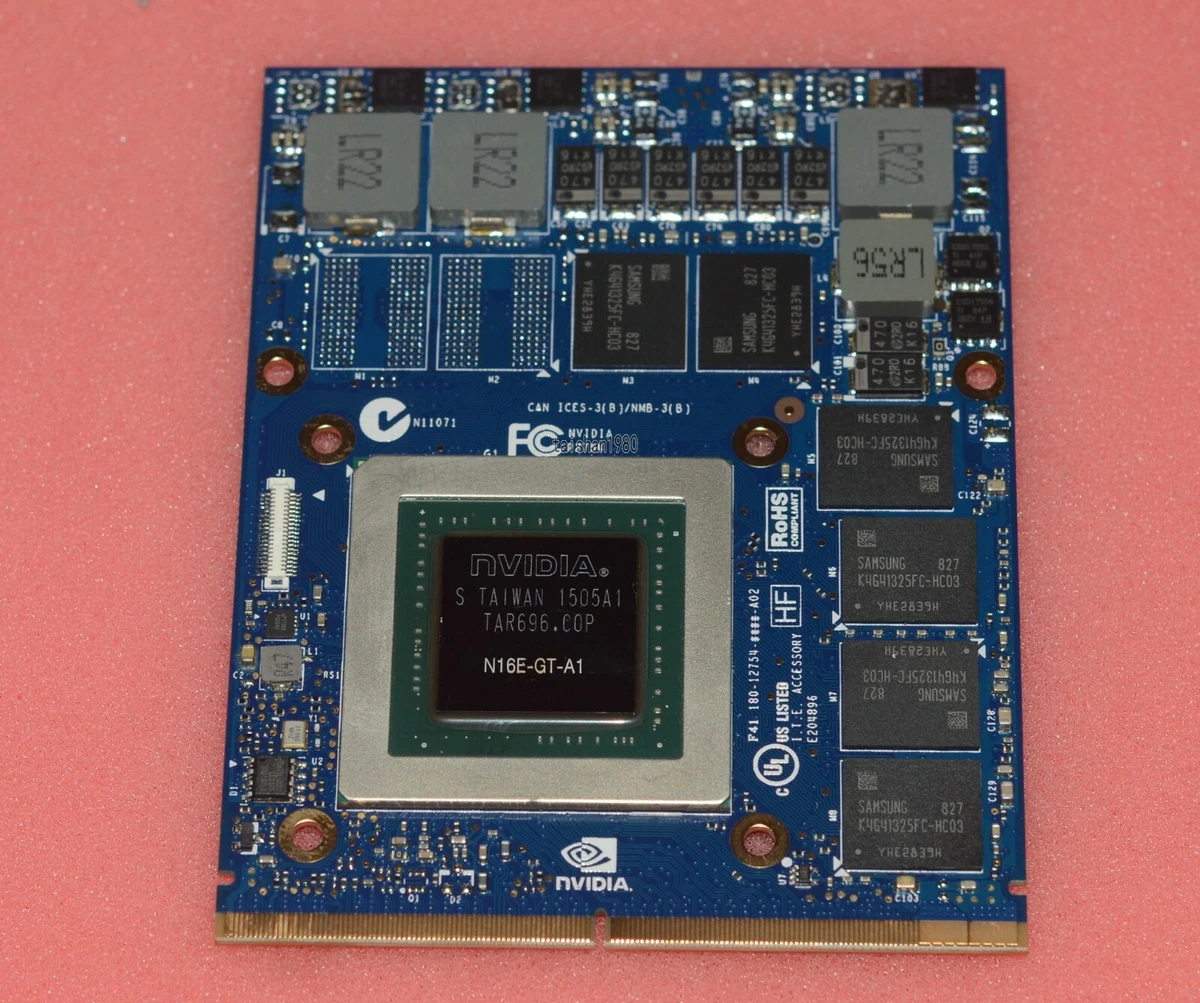 GTX 970M GTX970M N16E GT A1 6GB Video Graphics Card For Clevo HP Dell Alienware