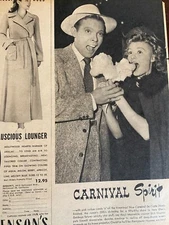 Vera-Ellen, Vera Ellen, Dick Haymes, Full Page Vintage Clipping, a