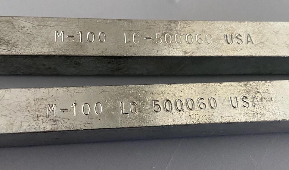 Two PCS LC-500060 LH Brazed Carbide Tip Cut-Off Tool 1/2"Shank .060"W M-100 USA - Image 2 of 2
