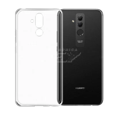 REY Funda Silicona para HUAWEI MATE 20 LITE Carcasa Transparente TPU Flexible s850