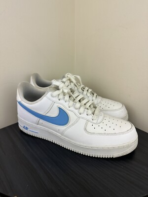 Size 12 Nike Air Force Low '07 University Blue 2018 A02423-100