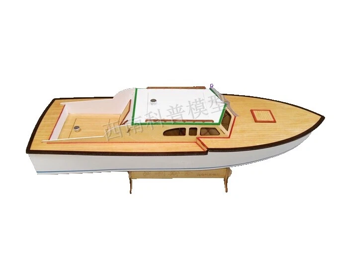 Wooden RC Boat & Watercraft