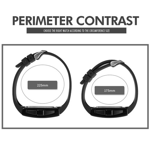 Fashion Digital LED Watches Mens Rectangle Waterproof Rubber Date Sports Watch - Picture 6 of 19