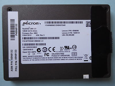 SSD Micron C400 | FW: 080C | 128 GB