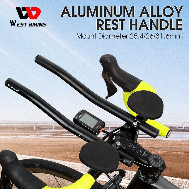 Bicycle Rest Handlebar Aero Bars MTB Road Bike Extension Triathlon