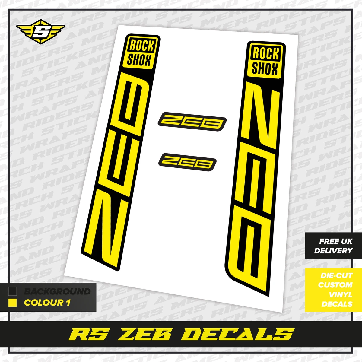 Rockshox stickers sale free