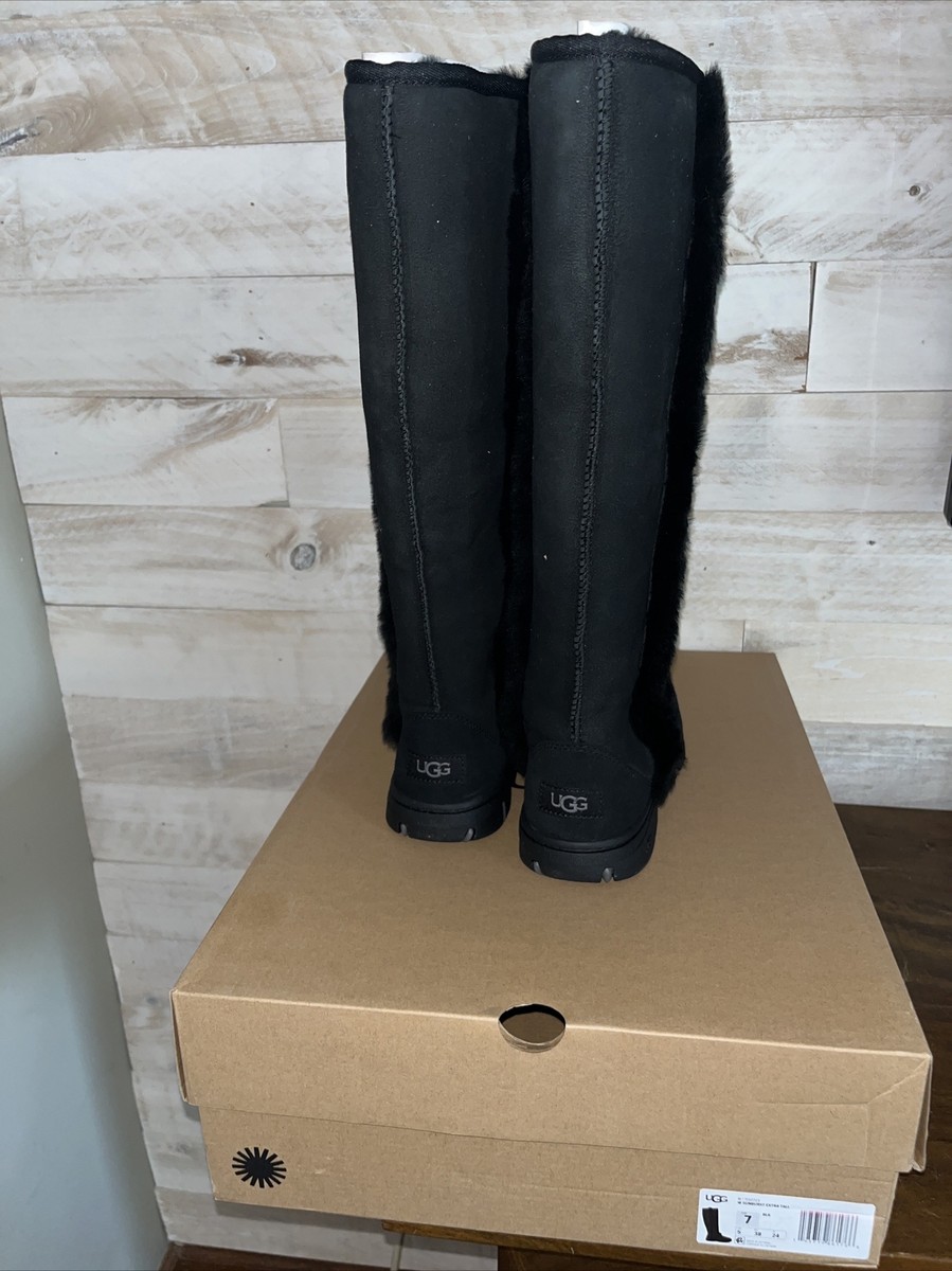 UGG SUNBURST EXTRA TALL WATER RESISTANT BOOTS - Black - US UGG SUNBURST EXTRA TALL WATER RESISTANT BOOTS - Black - US