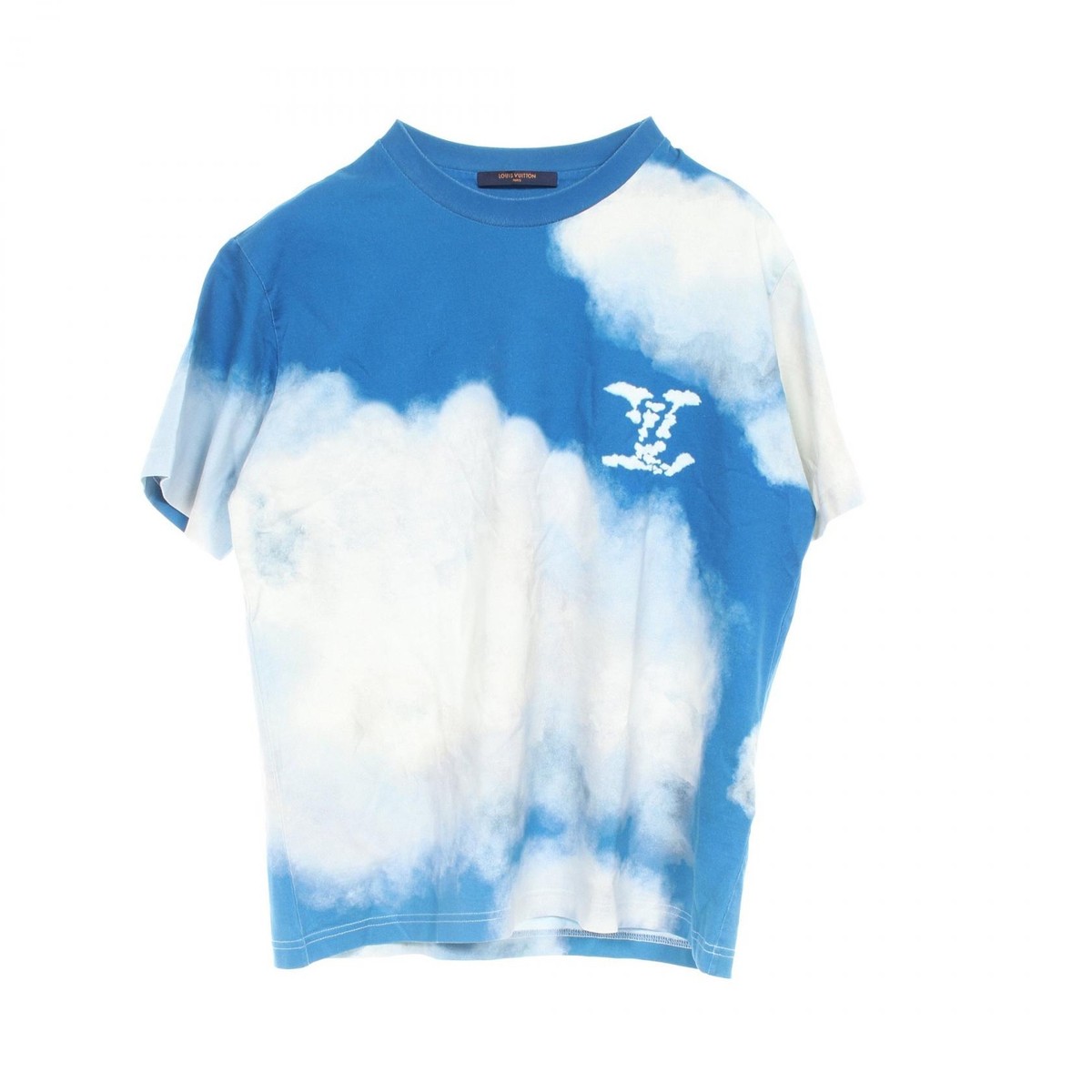 LOUIS VUITTON Cloud logo print T-shirt RM202 NPG HJY79W