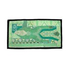 Vintage Embroidered Patchwork Hippie Gypsy Bohemian Tapestry Wall Hanging Bb