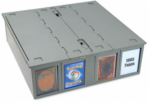 BCW 3200ct Trading Card Storage Bin Box 3200 Count Gray Plastic 1-CBB-3200-GRY - Picture 6 of 10