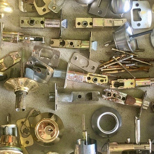 Large Lot (35lbs) Locksmith/Handyman Doorknob Deadbolt Keys And Hardware READ - Picture 7 of 12