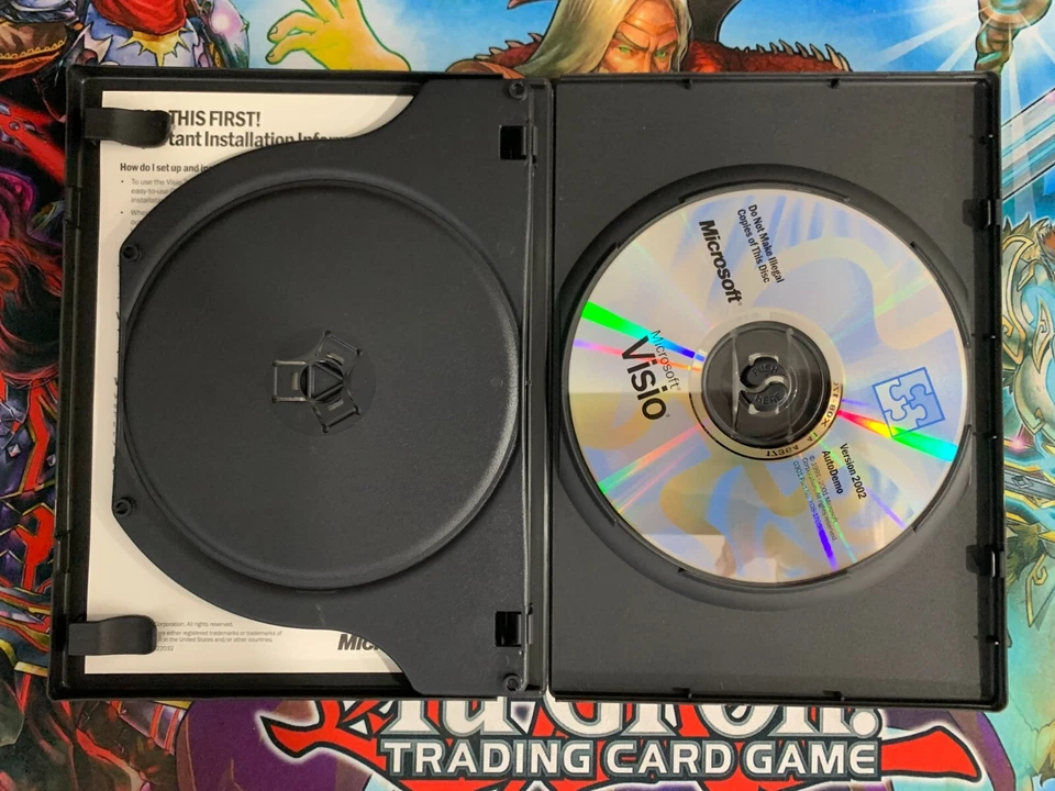 Microsoft Visio Standard Disk PC Program Version 2002 with  KEY CODE - Image 3 of 3