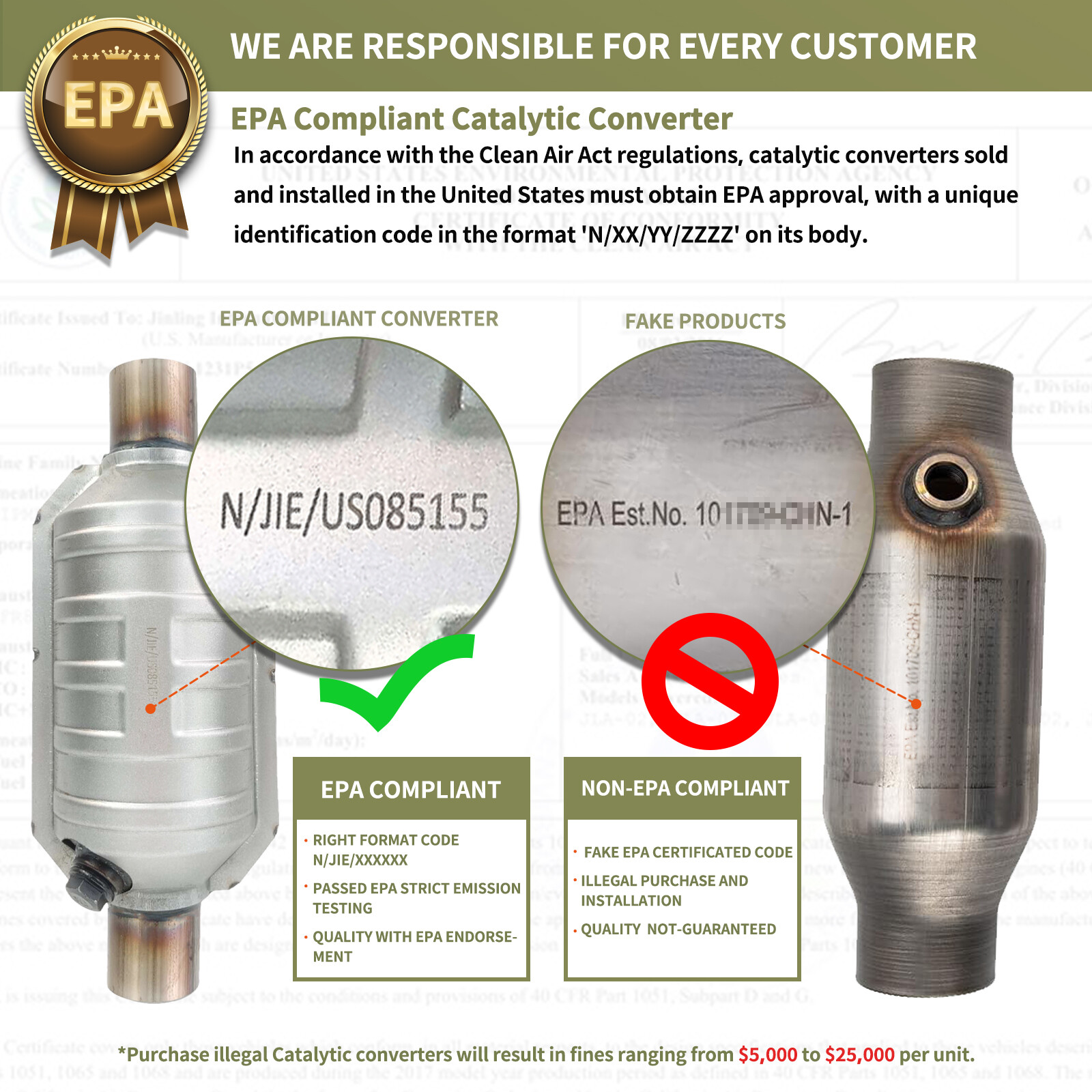 YPipe Catalytic Converter For 20092014 Nissan Murano 3.5L Stainless