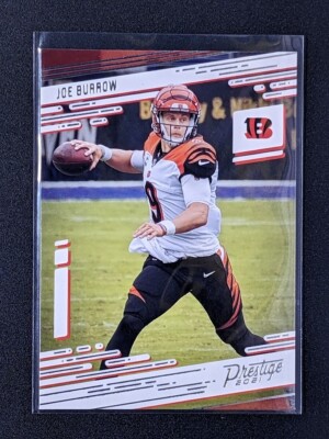 2021 Panini Prestige Football Joe Burrow Base #71 Cincinnati Bengals 2nd Year