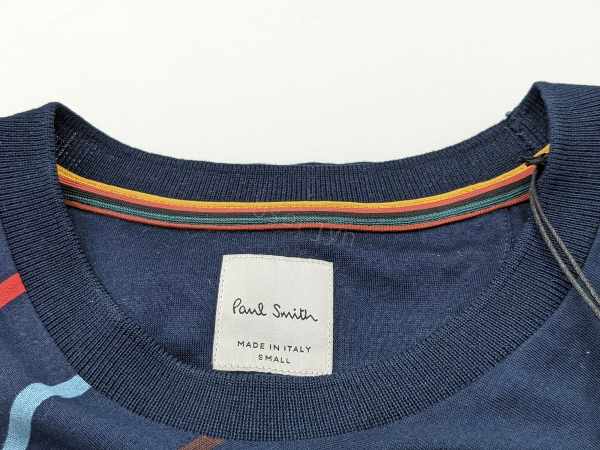 paul smith multi stripe t shirt