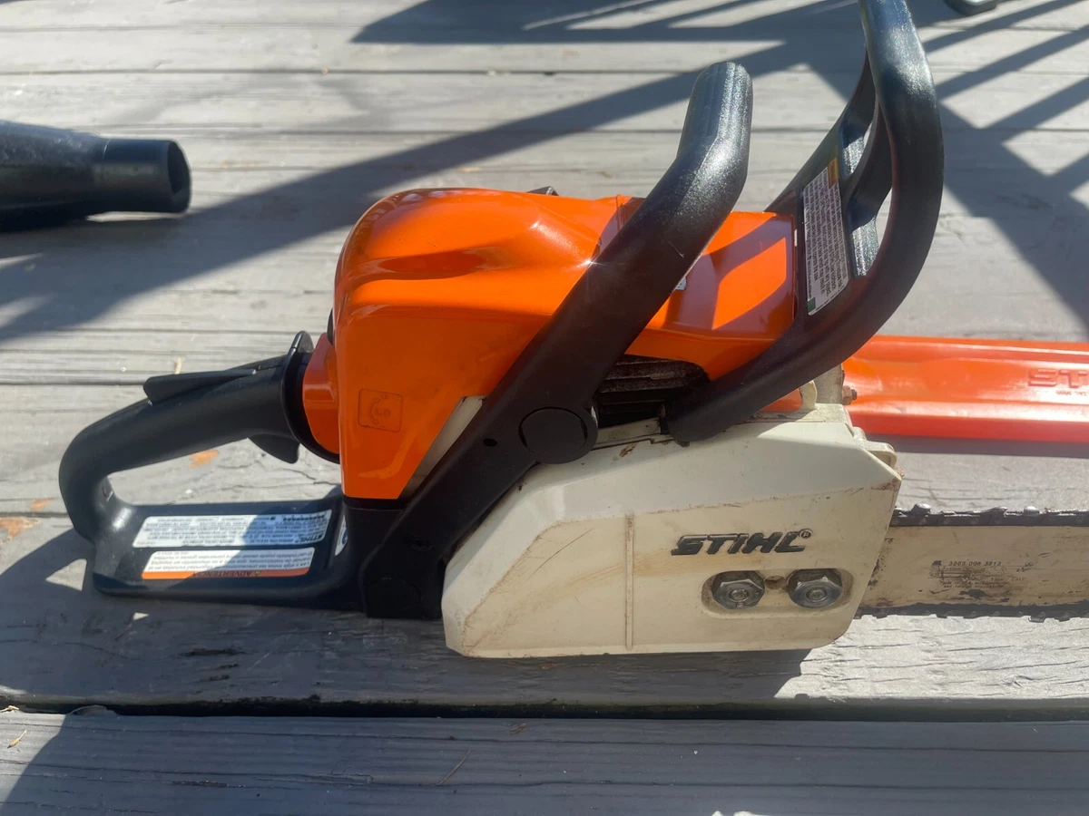 Stihl MS 170 Chainsaw Silver Bundle