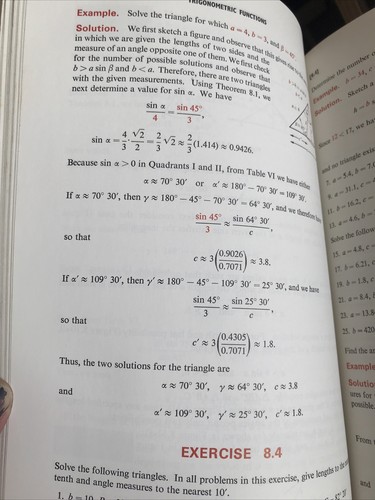 MODERN COLLEGE ALGEBRA AND TRIGONOMETRY By Irving Drooyan E F Beckenbach *VG+* - 第 7/9 張圖片