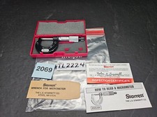 STARRETT #436.1 XRL-1 0-1" .001" OUTSIDE MICROMEYTER W/CASE (TL2224)