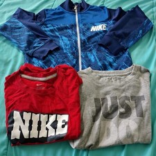 NIKE Lot of 3 Size Toddler/Youth 7 Full Zip Track Jacket Sweatshirt T-Shirts