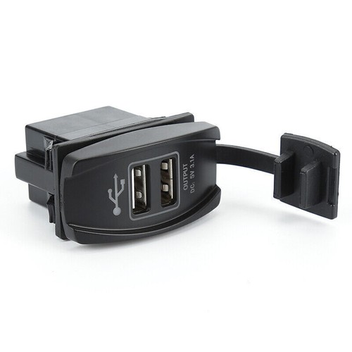 Hot Universal 3.1A Phone Charger Car Power Outlet Dual USB Ports Socket Adapter - Foto 5 di 11