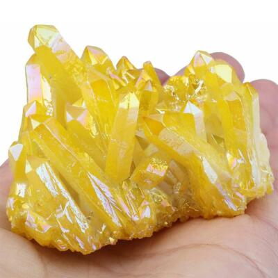 Cristallo Di Quarzo Citrino Naturale Con Druse - Gemma Grezza Per Collezione E Cristalloterapia