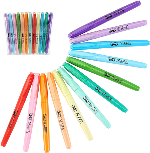 Pastell Textmarker verschiedene Farben schnelltrocknend Set Bibelmarker, Schule 12er Pack - Bild 10 von 12