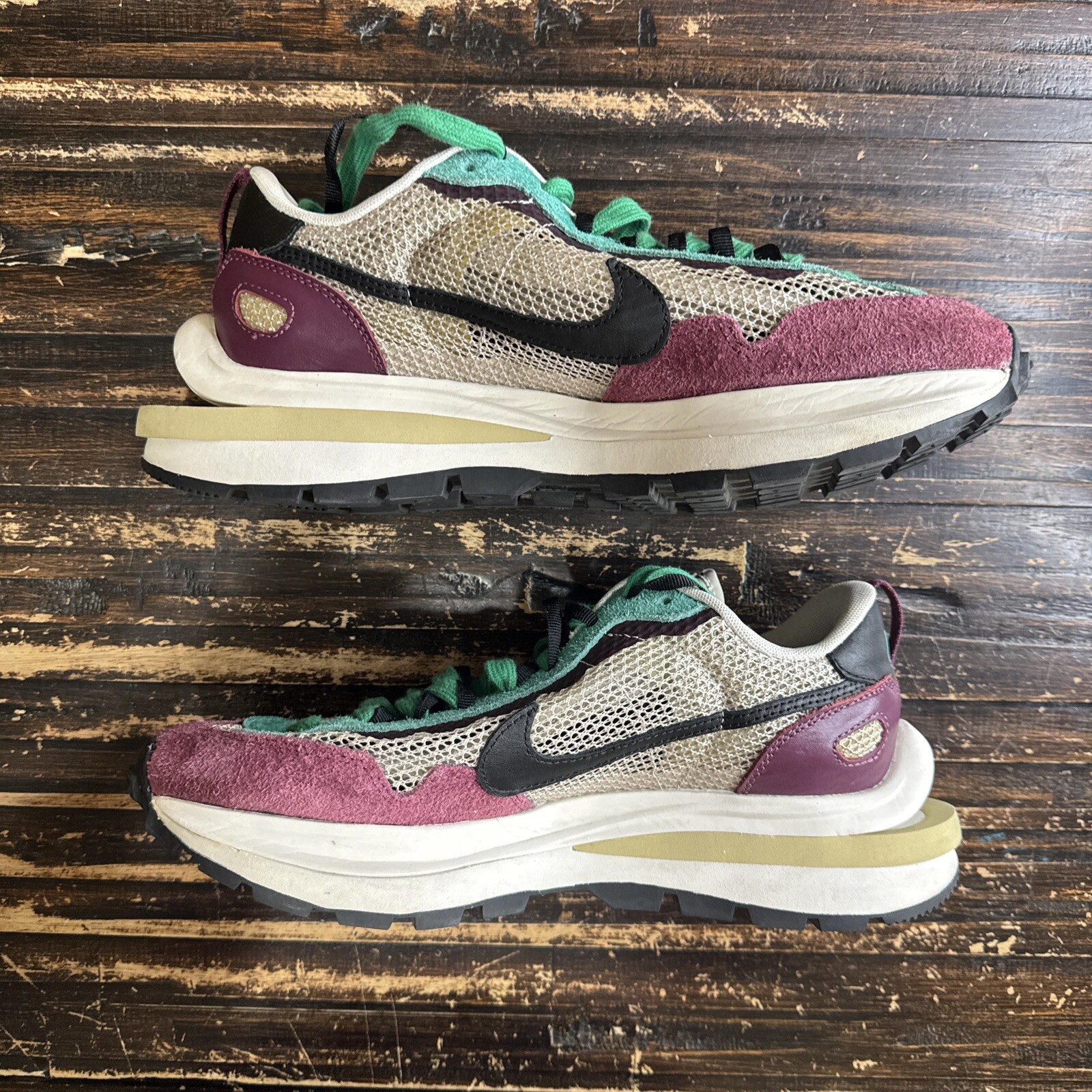 Sacai x Nike Vapor Waffle SP rosso villain taglia 10 DD3035 200