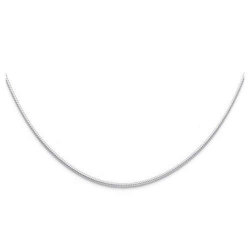 14K White Gold 1.5mm Sparkle Omega 