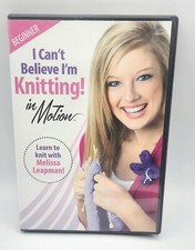I Can't Believe I'm Knitting in Motion: Beginner Leisure Arts 3914 - DVD -