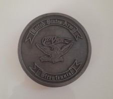 United States Army 1975 Bicentennial Brass Belt Buckle Eagle
