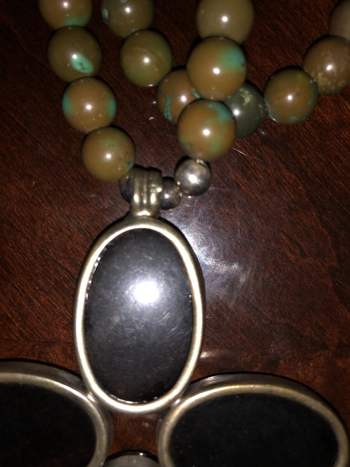 Sterling Silver Smoky Topaz Natural Stone Beats Necklacen - Image 4 of 4