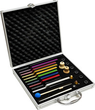 Solfeggio Tuning Fork Set - 10 Forks for Healing  Sound Therapy in Gift Box