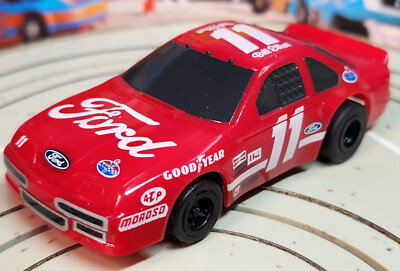 für H0 Slotcar Racing Modellbahn  ~~ Thunderbird mit Tomy Chassis #EBS847